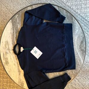 Franger Adam Lippes Navy Blue Sweatshirt